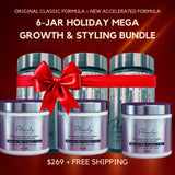 6-Jar Ultimate Holiday Combo Bundle — Both Formulas - PHamily Hair Care 