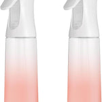 Continuous Spray Bottle for Hair (10.1Oz/300Ml) 2 Pack Home Essentials Spray Bottles for Cleaning Empty Ultra Fine Water Mister Sprayer for Hairstyling Garden Plants Curly Hair Perfume Etc