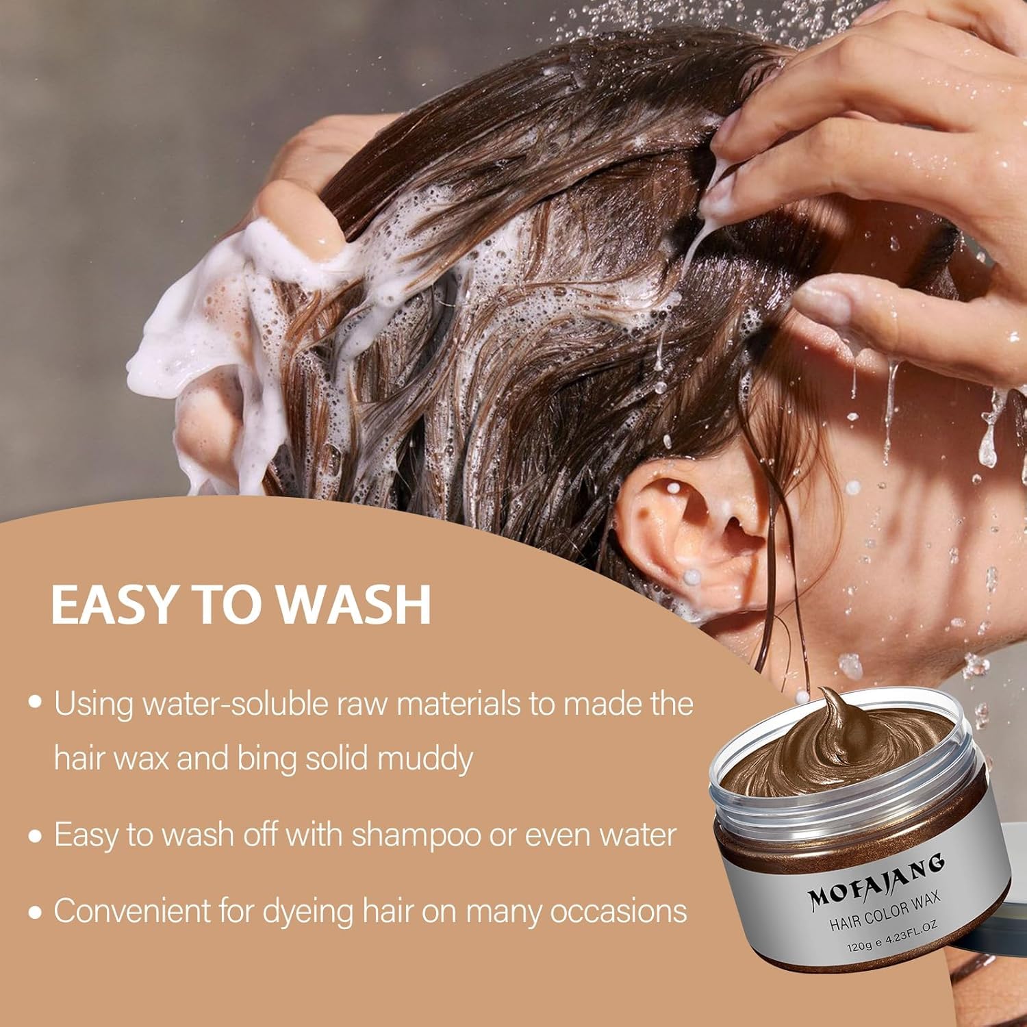 Temporary Instant Color Wax — Bold, Buildable Hair Color for Every Style