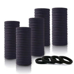 100PCS Black Hair Ties for Ponytails 